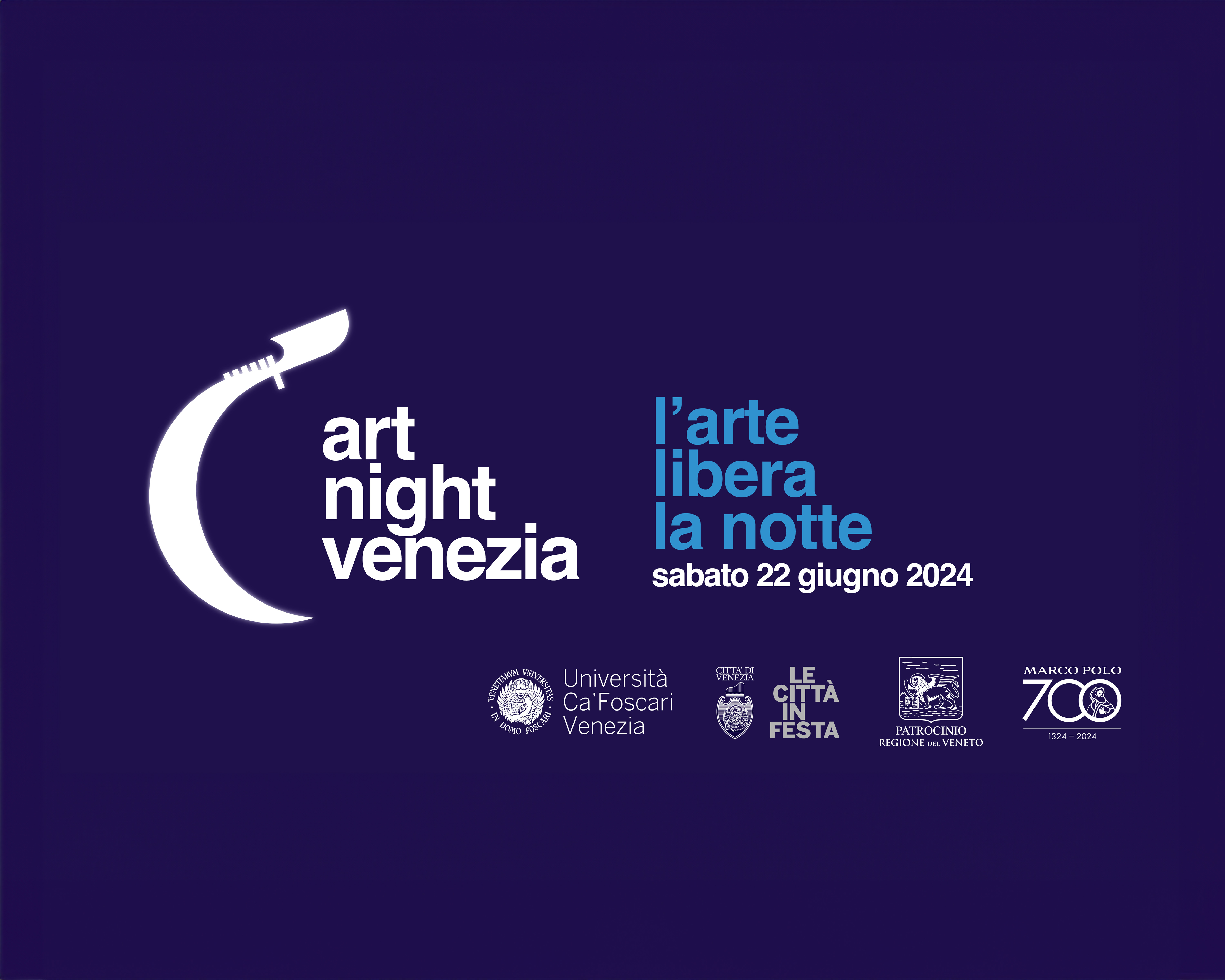 Banner Art Night Venezia 2024